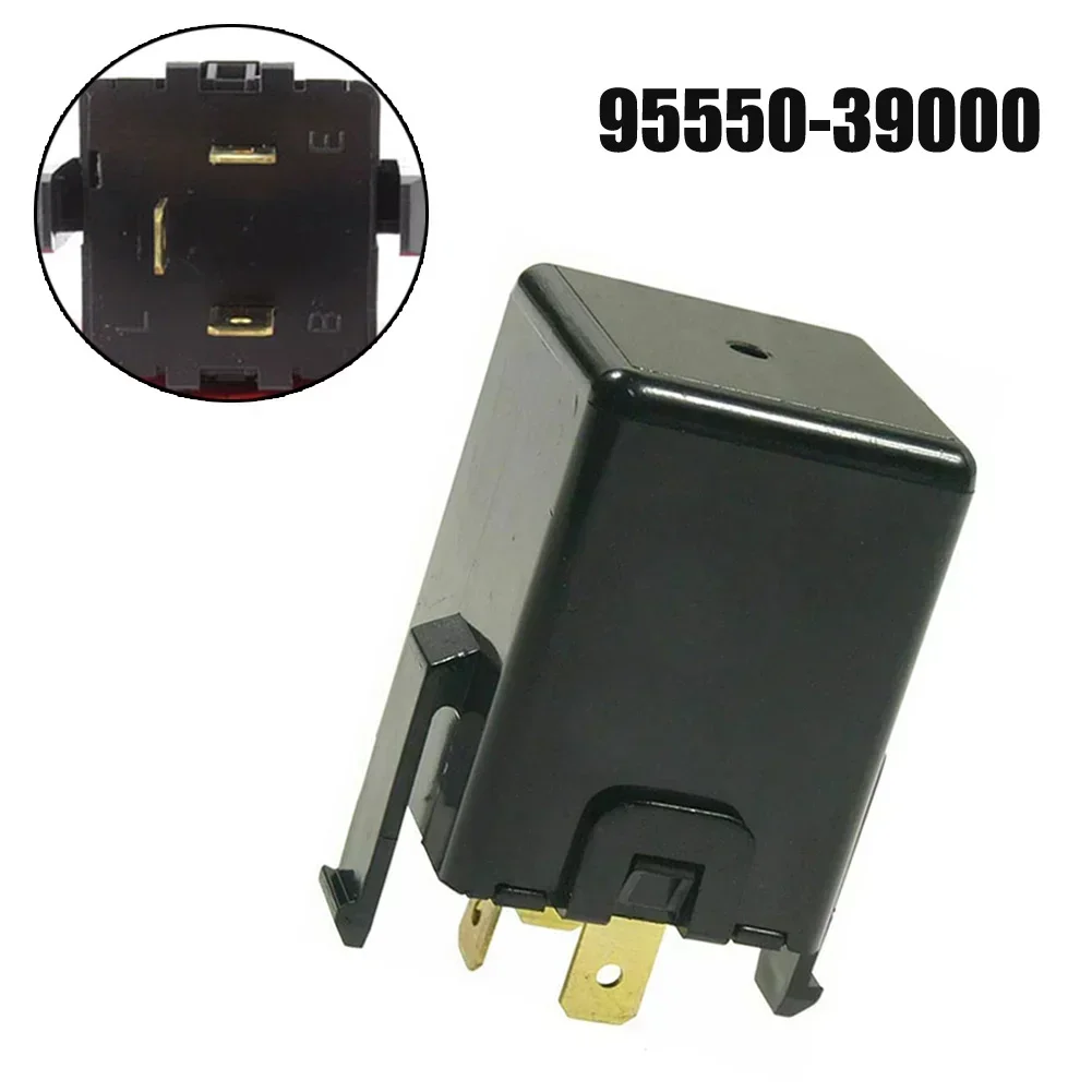 Turn Signal Flasher Relay LED Indicator Light Warning 3 PIN Flasher 95550-34000 9555039000 Car Electronic Accessories