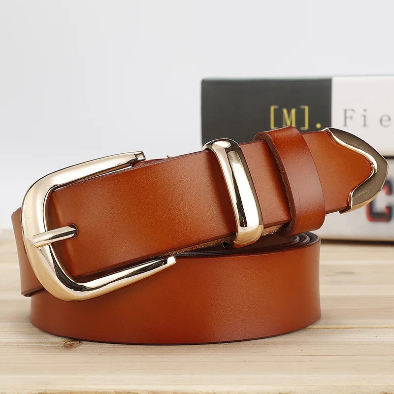 Frauen Strap Casual Alle Spiel Frauen Kurze Echtes Leder Gürtel Frauen Strap Reine Farbe Gürtel Top Qualität Jeans Gürtel – Detail 8