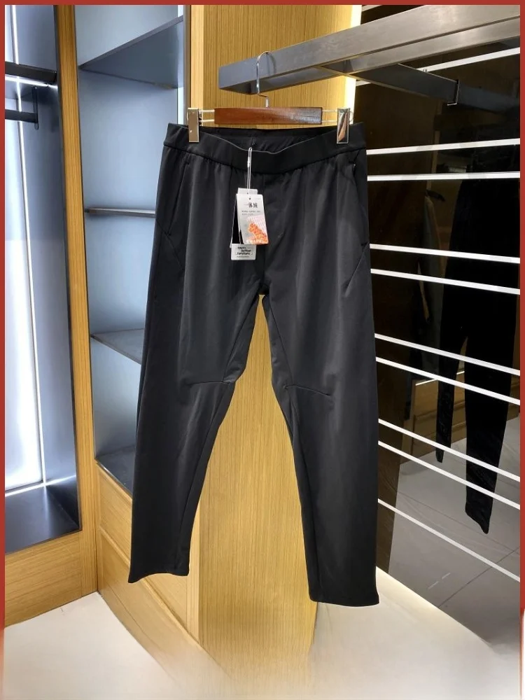 

High Performance Outdoor Men's Fce Lined Casual Pants Breathable Windproof 3D Tailoring Slightly Elastic Long Trousers