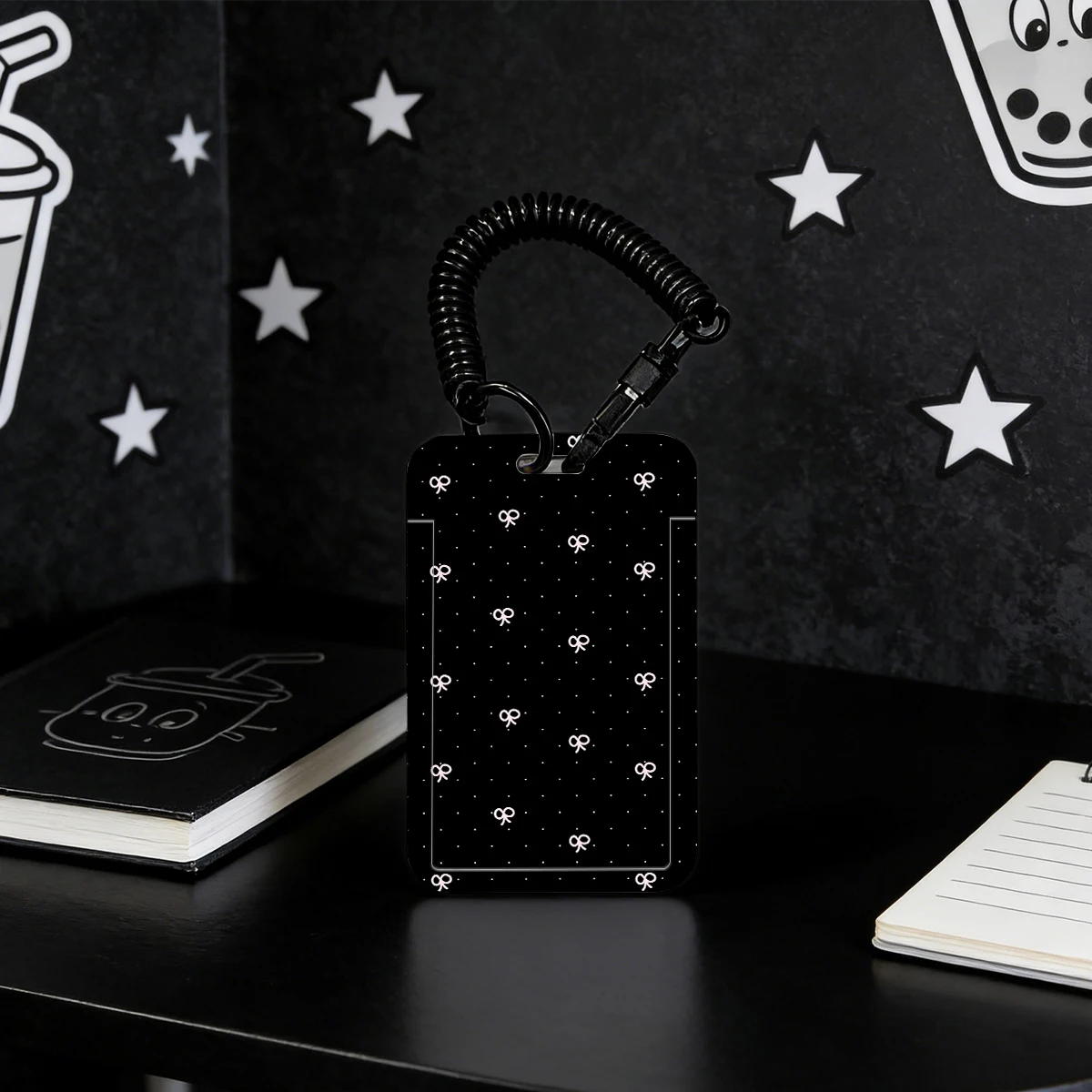 Card Sleeve for Credential Badge Holder Student Bus/Meal Card Protection Case Pendant Keychain Kpop Photocard Holder