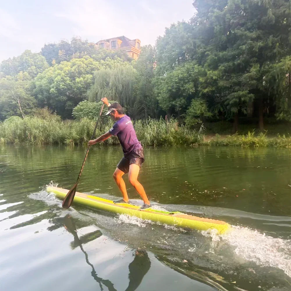 Infla-Stand Up Paddle Board Skinny Training Surfboard for Water Sports Outdoor Surfing Beginners Use