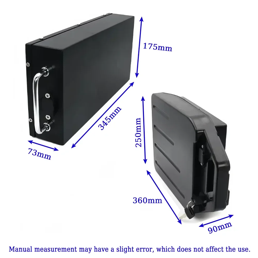 Batteria al litio per auto elettrica Harley Batteria 18650 impermeabile 60V 20Ah per bicicletta pieghevole Citycoco a due ruote