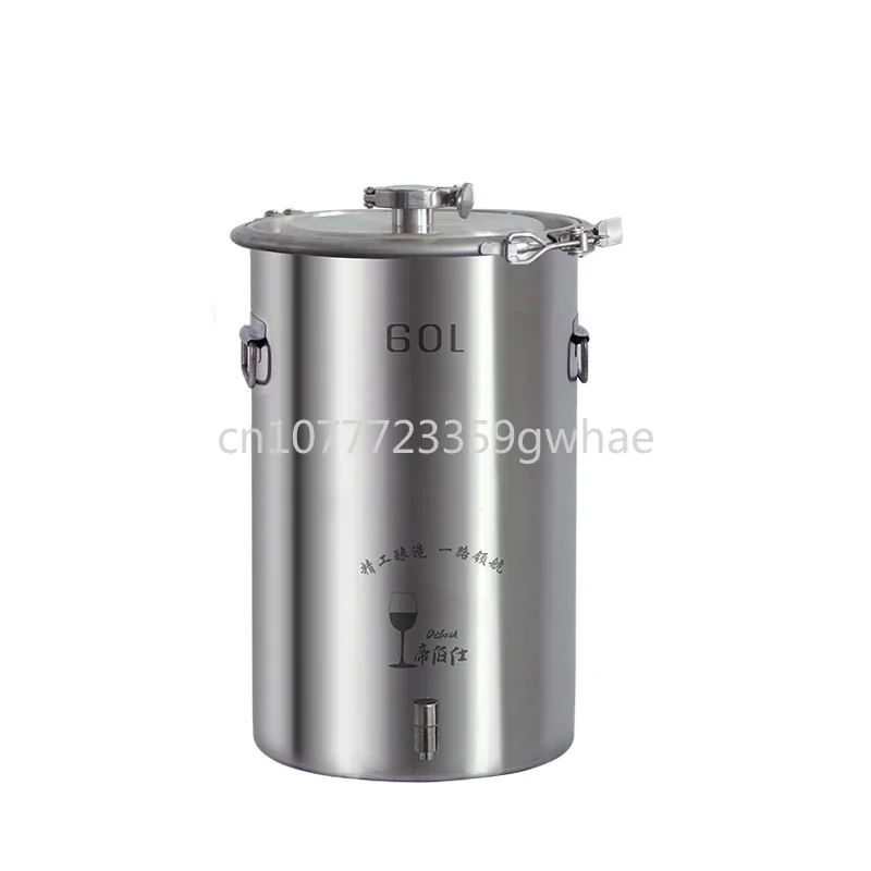 

Stainless steel fuel boiler 12L/20L/35L/60L alcohol still copper tube self-made brewing kit