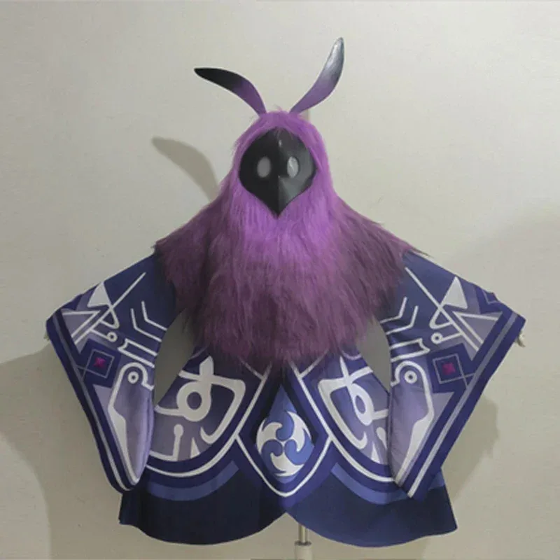 Genshin Impact Cosplay Ice Attribute Abyss Mage Costume Custom Cos Suit Props Weapon Mask Halloween Party Anime Role Play Outfit