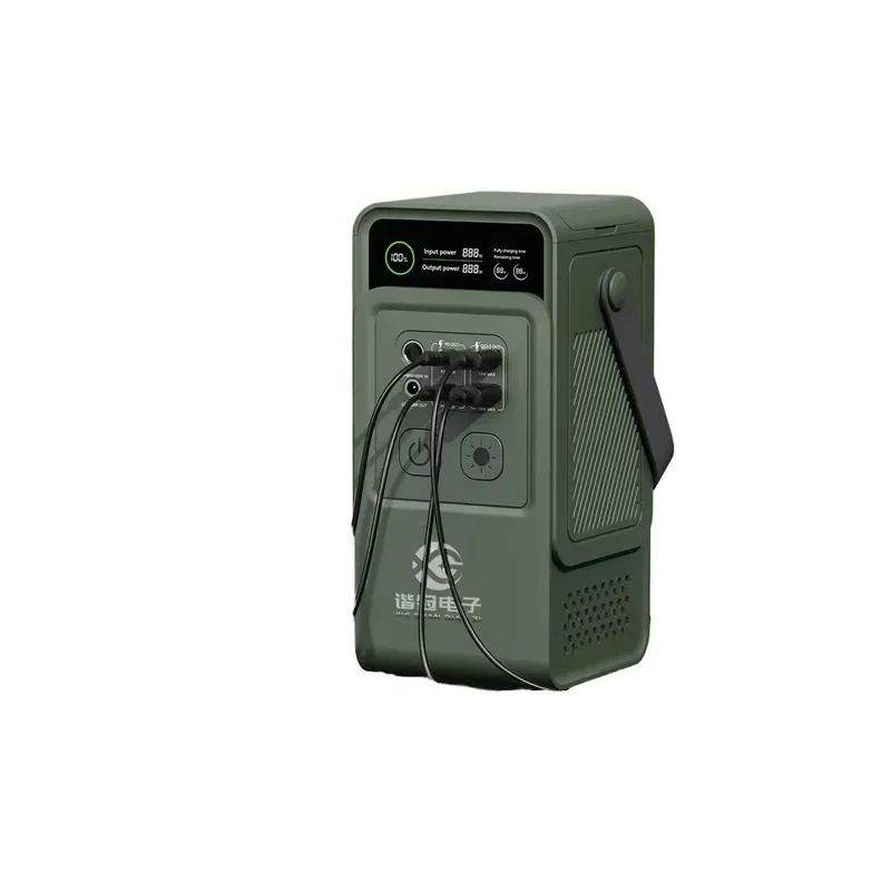 Portable 200W Mini Bidirectional Solar Power Station RV Port LiFePO4 Battery Waterproof MPPT Controller Pure Sine Wave LED