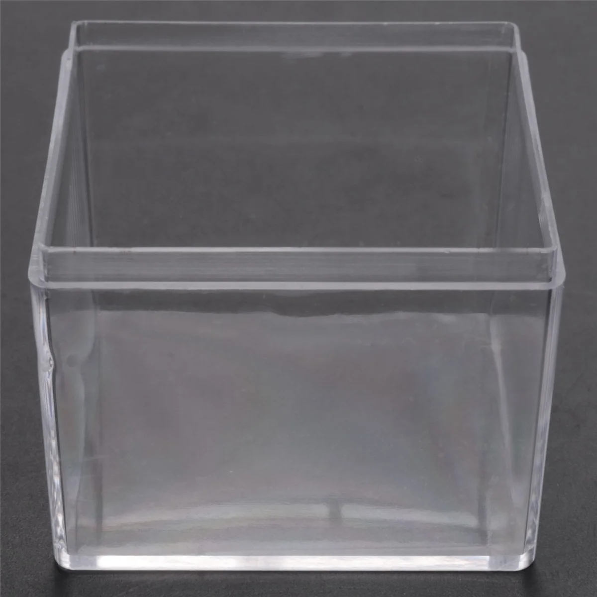 24 Pcs Square Transparent Plastic Packing Box Candy Box Jewelry Box Party Gift Birthday Gift Box