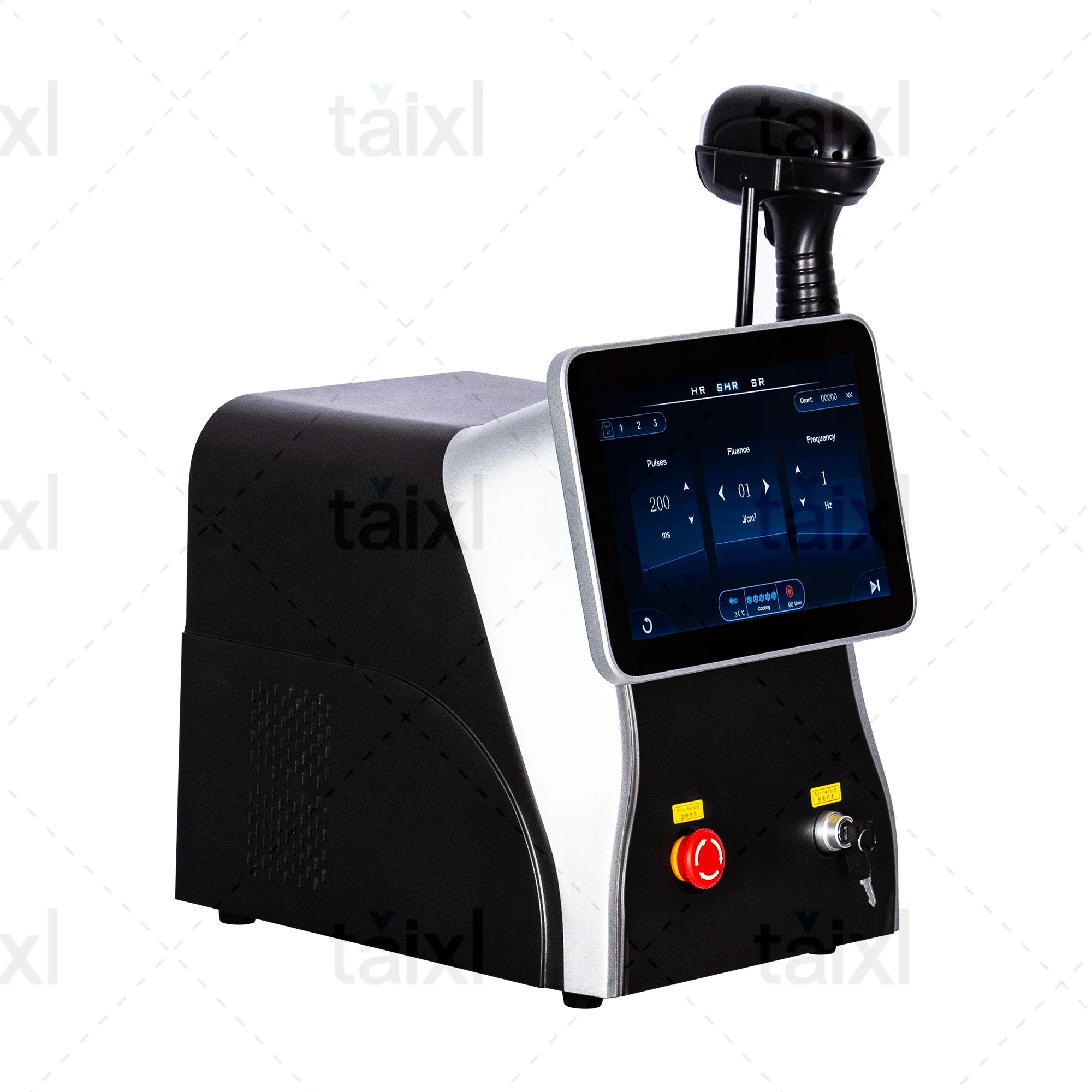 Painless Laser Hair Removal Device 808nm 755nm 1064nm with Ice Cooling Head for Efficient Permanent Hair Removal