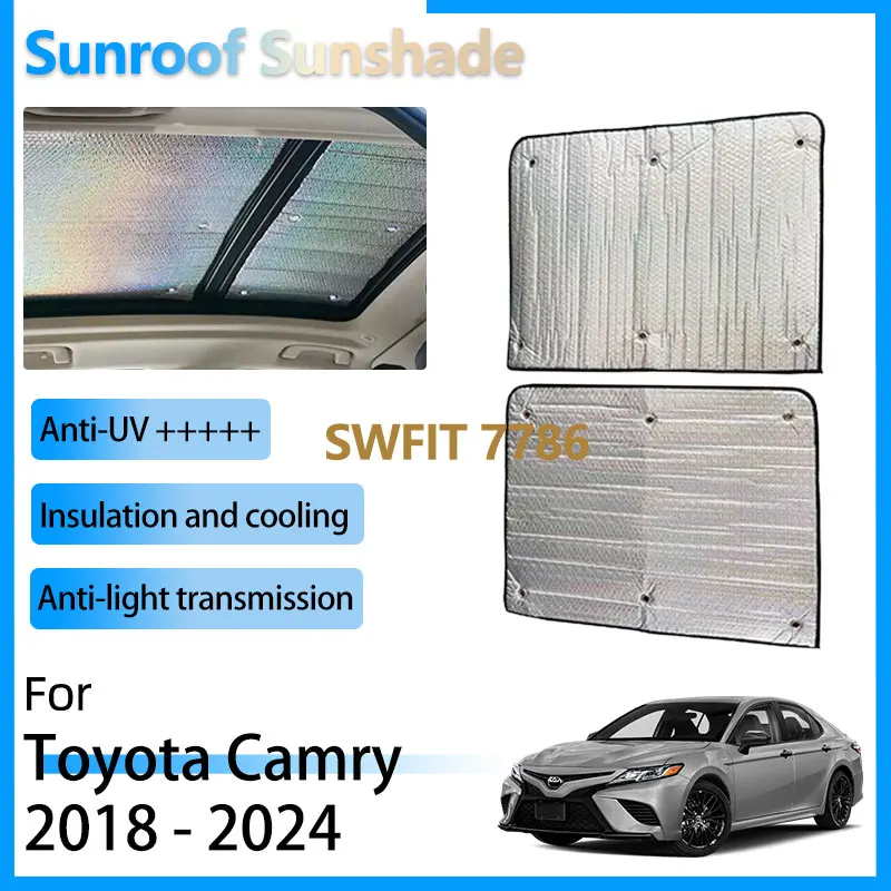 

Солнцезащитный козырек для Toyota Camry Aurion ASV70 Daihatsu Altis 2018-2024 2020 2019, аксессуары, солнцезащитный козырек на крыше, защита от ультрафиолета