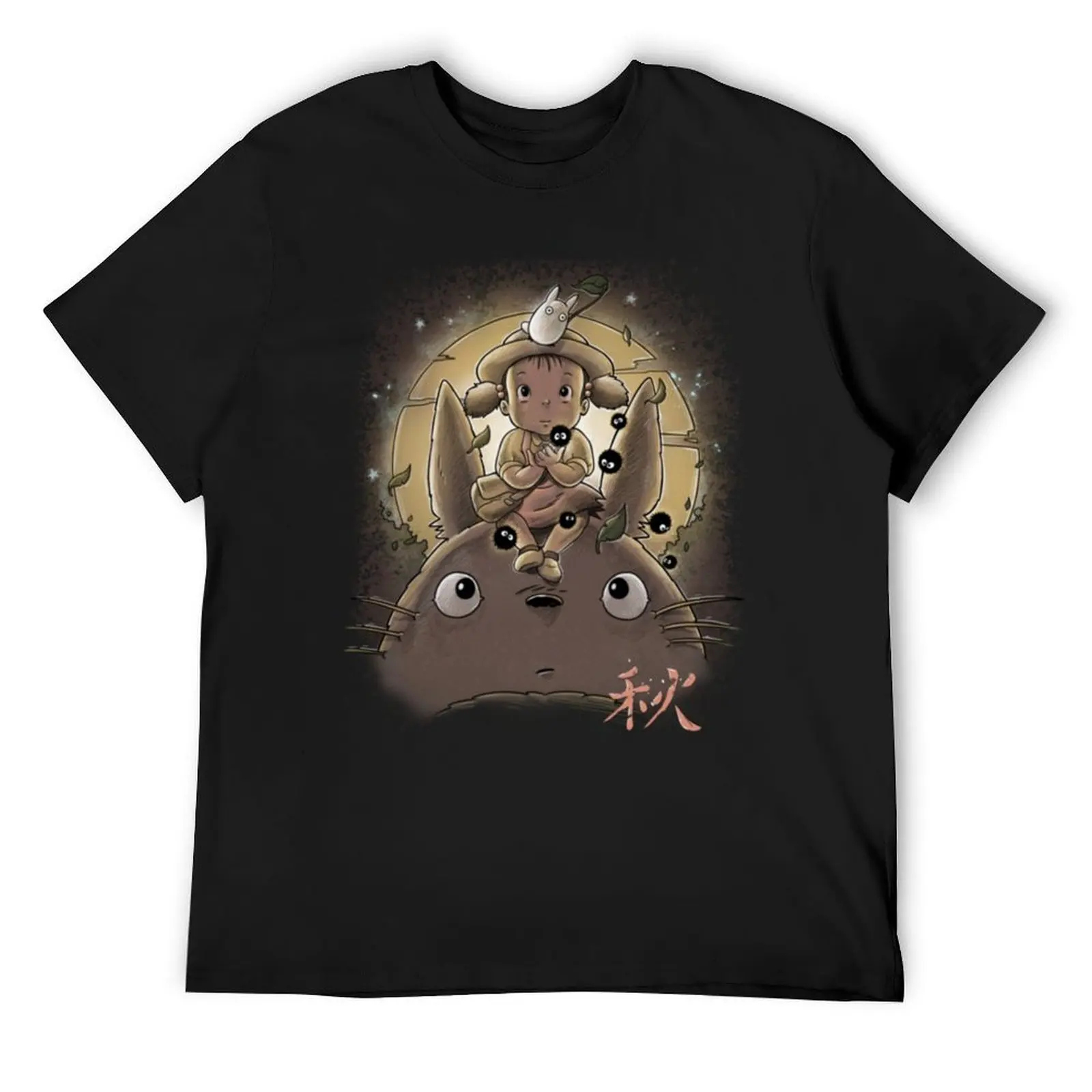 

Amazing and Cute ~[℅ghibils℅]~ art of kikis face neighbor smile flying away T-Shirt tops black t shirts for men
