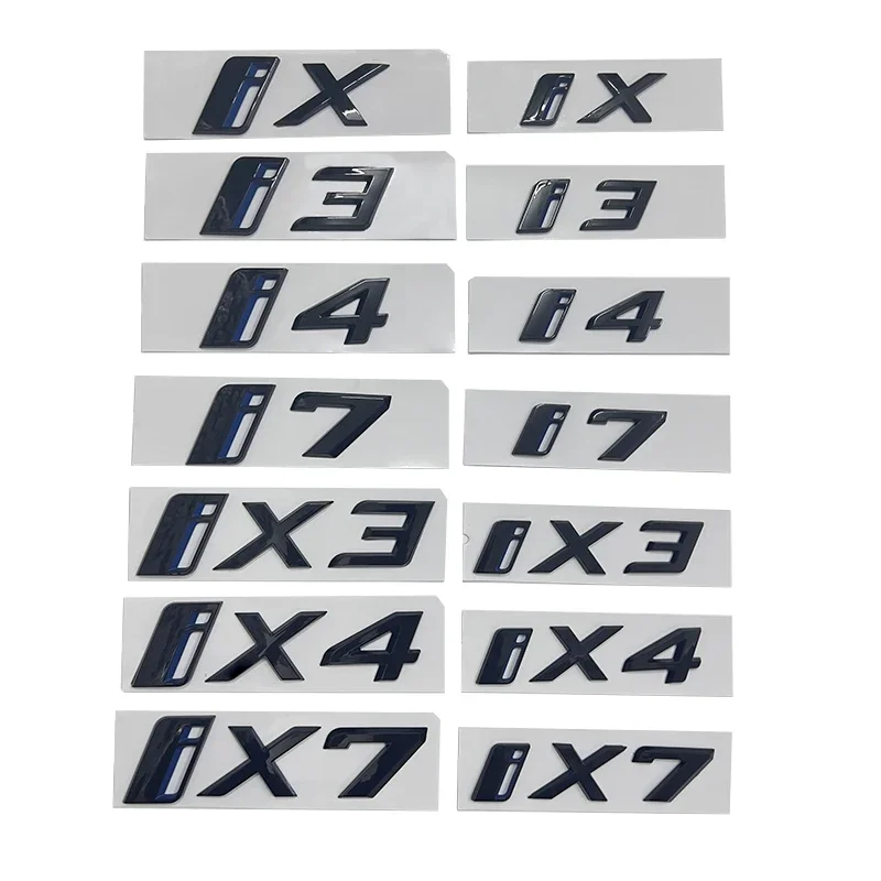 for BMW I3 rear label IX4 digital label IX3 letter label IX7 rear eDrive four-wheel drive modification side