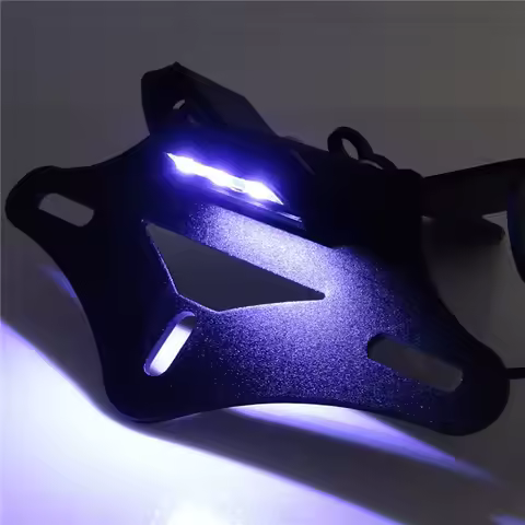 Motorbike For Honda CBR1000RR Fireblade 2008 2009 2010 2011 2012 2013 2014 2015 2016 License Plate Holder Frame with LED Light