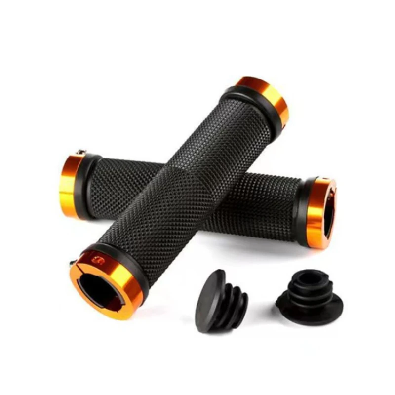 Rubber Bike Handlebar Anti Slip Bicycle Grips MTB Cuffs Cover BMX Mountain Bike Lock on Handles Grip Bicycle Accessories