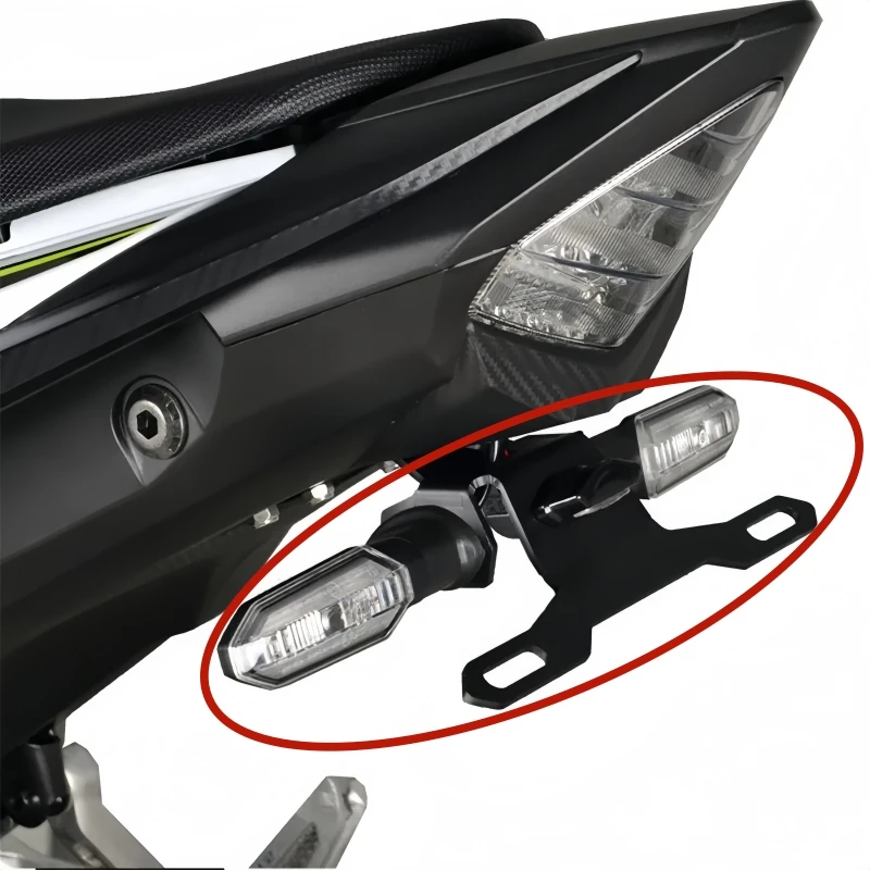 Motorcycle rear bracket license short tail frame license plate frame for HONDA CBR 500 R CBR500R 2020-2021