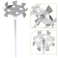 Paint Mixer Cement Stirring Drill Attachment for Electric Hammer Replacement Concrete Mixing Rod Drywall Efficient