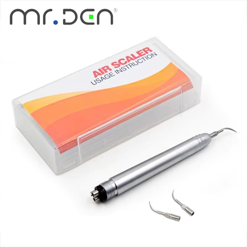 Pneumatic Dental Scaler Clinic Air Scaler Handle Dental Scaler for Removing Dental Calculus High-frequency Dental Cleaner