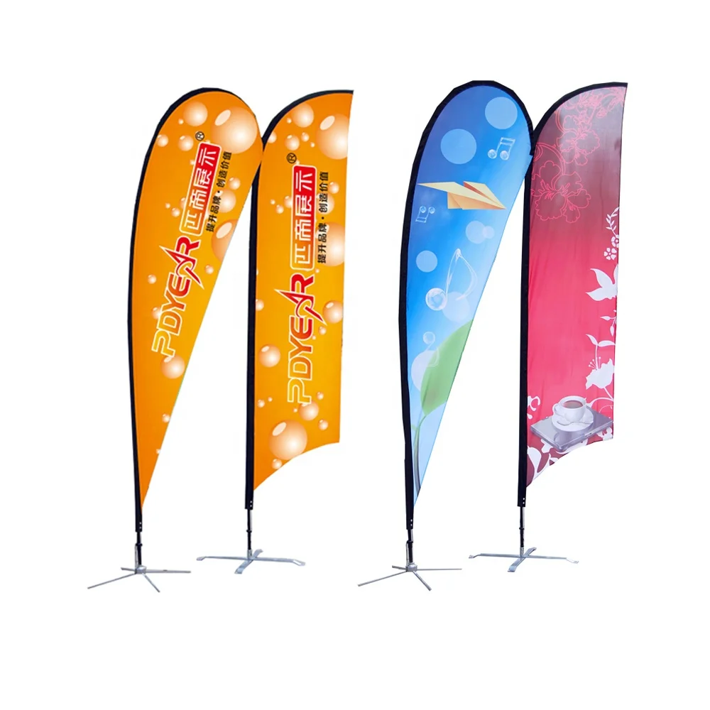 

【Hot】Pdyear Pride Double Sided Sublimation Feather Flags Promotion Flying Golf Garden Beach Flag Banners with Fiberglass Pole St