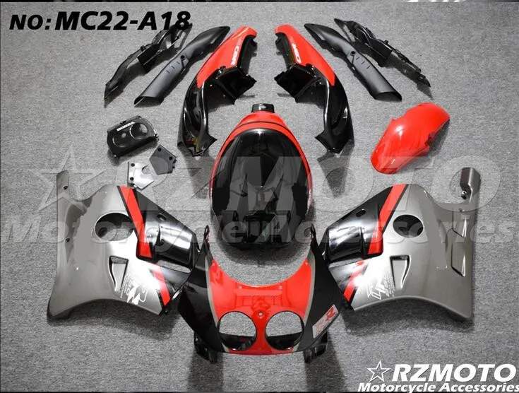 

New ABS Injection Fairings Kit Fit For HONDA NSR250 NC28 PGM4 1994 1995 1996 NSR250 NC28 PGM4 94 95 96 White Red QQ90