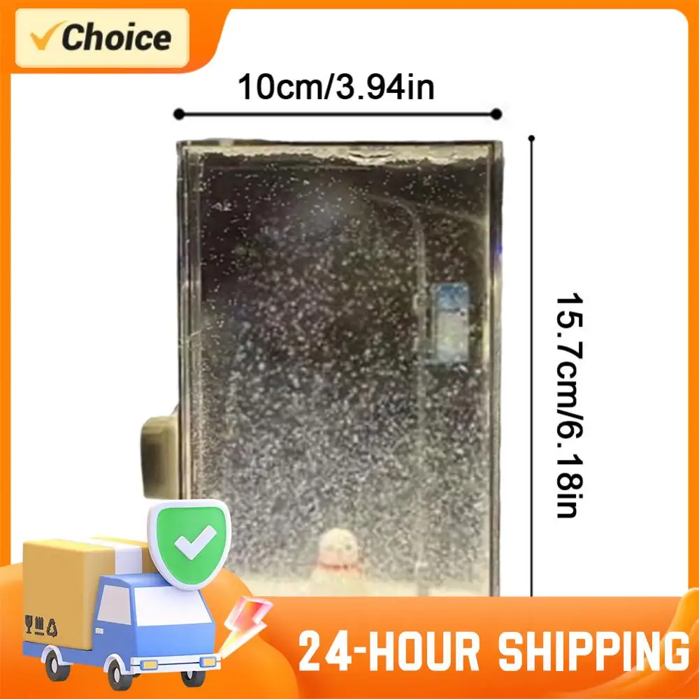 Scena di neve fai-da-te Luce notturna stradale Lampada nevicata Confezione di materiali per luce notturna con fiocco di neve fatto a mano Regalo creativo di Natale Capodanno