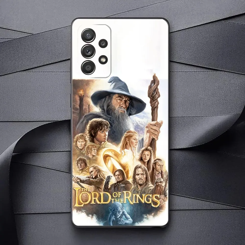 The L-Lord Movie Of the R-Ring Phone Case For Samsung Galaxy A13,A21s,A22,A31,A32,A52,A53,A71,A80,A91 Soft Black Phone Cover