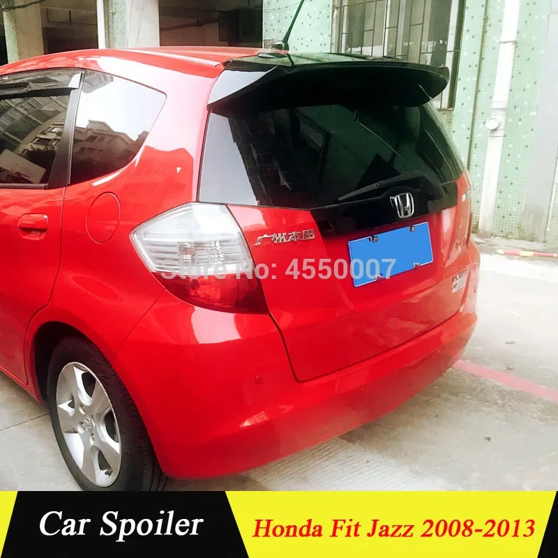 UBUYUWANT For honda fit Jazz High Quality ABS Plastic Rear Roof Spoiler Wing For Honda Fit Jazz 2008 2009 2010 2011 2012 2013