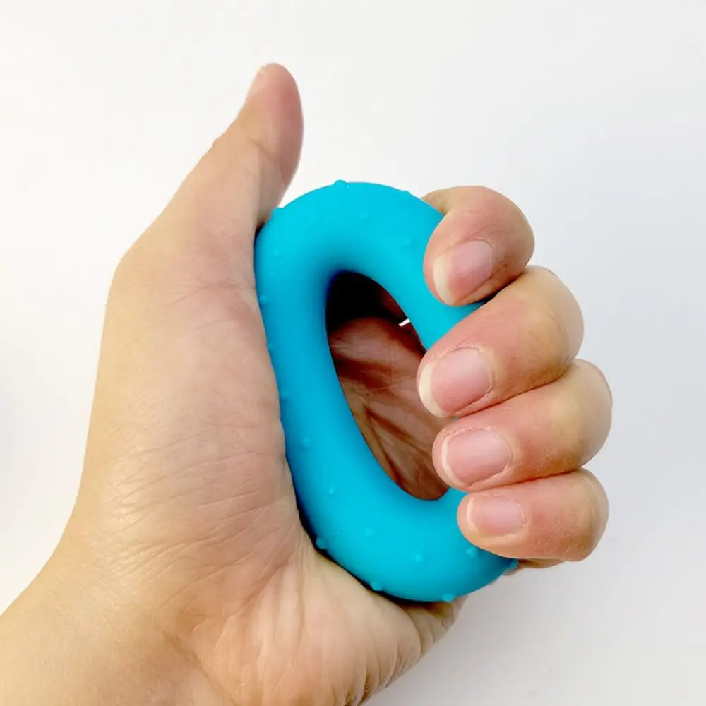 Sports Silicone Finger Stretcher 40LBS 7 cm Finger Exerciser 5 Colors Grip Strength Trainer