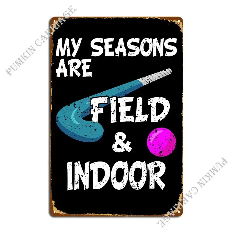 Field Hockey Cool Wall Art Metal Sign Wall Mural Pub Club Create Decoration Tin Sign Poster