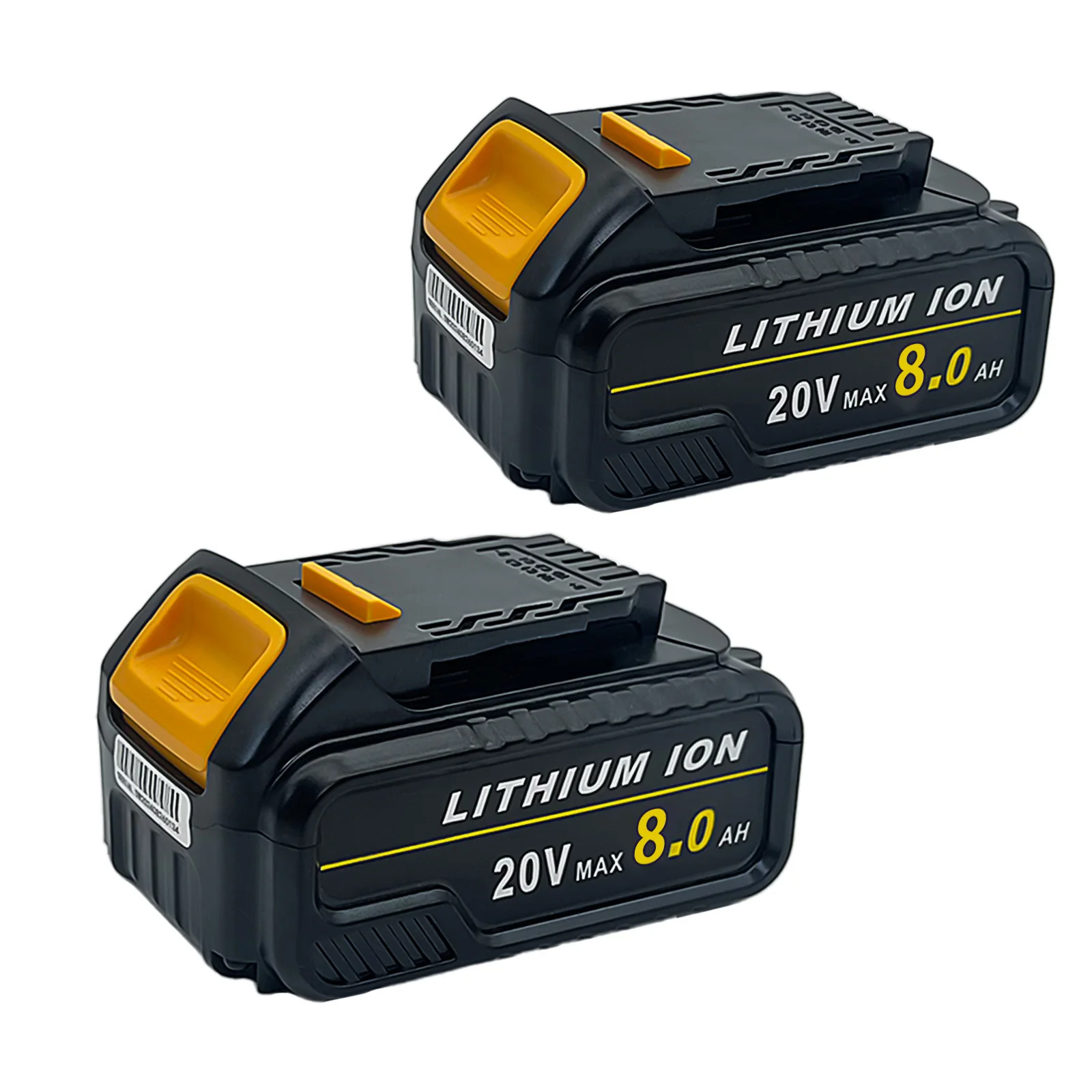 2 Pack DCB206 Batteries for Dewalt 20V Batteries for DCD/DCF/DCG for Dewalt 20 Volt Series Cordless Power Tools