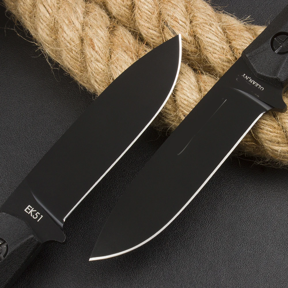 KB-EK51 Practical Straight Knife Sharp Tactical Knife Outdoor Portable Bushcraft Cutting Survival Outdoor Knives