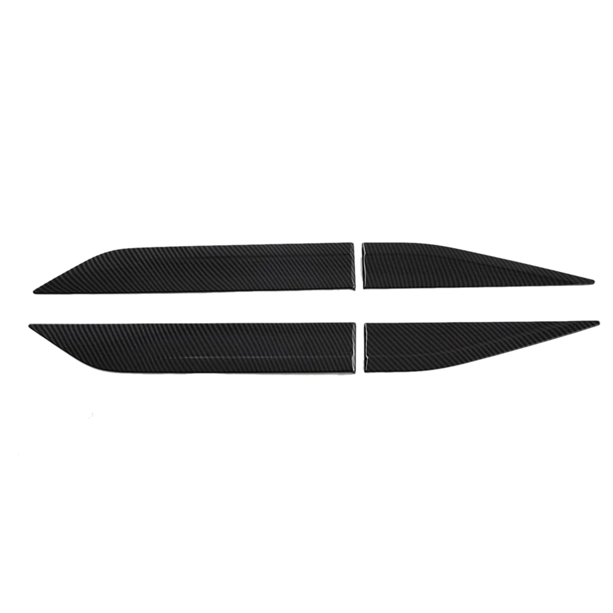 4PCS Carbon Fiber Color Car Exterior Side Door Trim Cover Decor for BYD Dolphin Mini/BYD