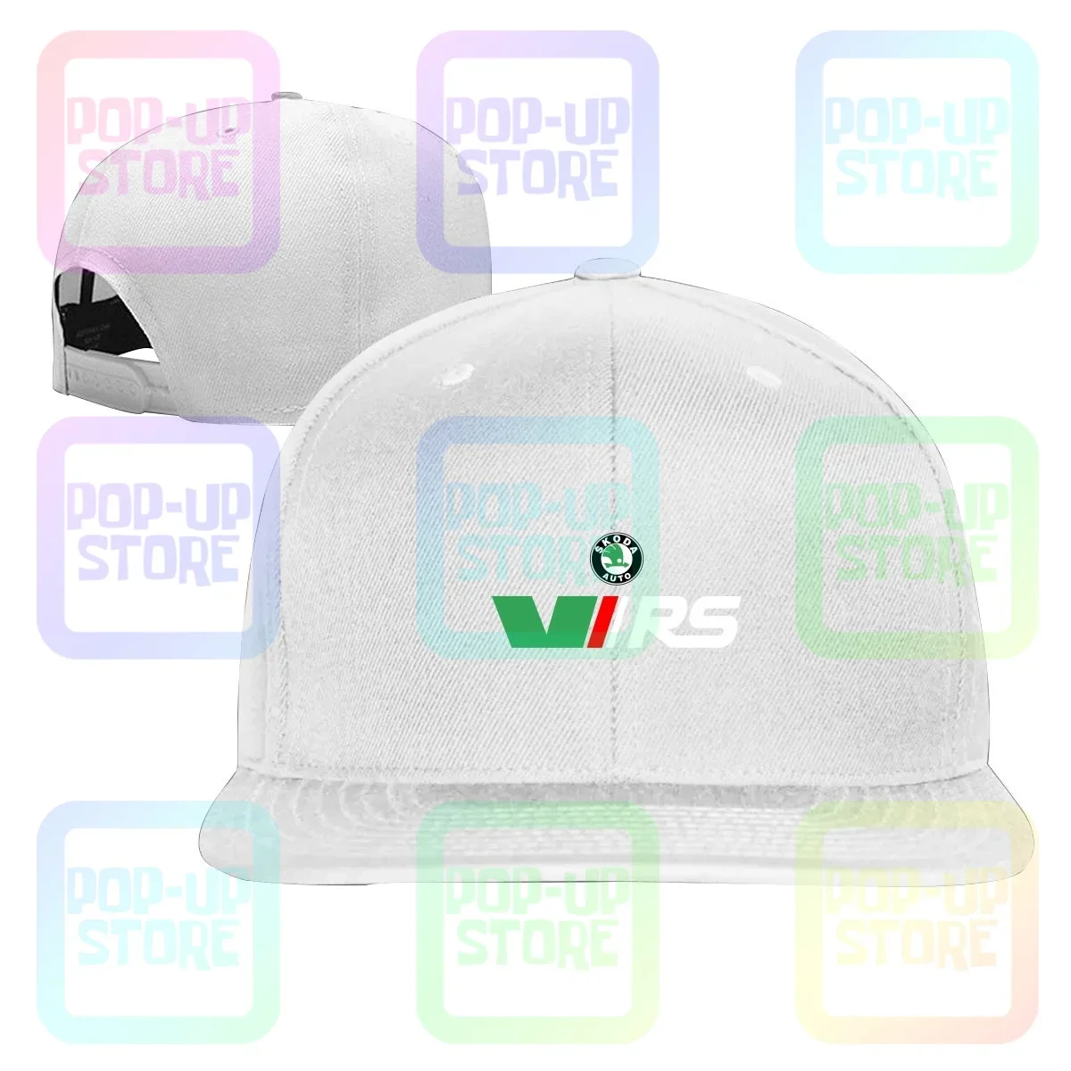 Skoda Rs Vrs Motorsport Graphicorrally Wrc Racing Snapback Cap Baseball Caps Top Splicing High Quality