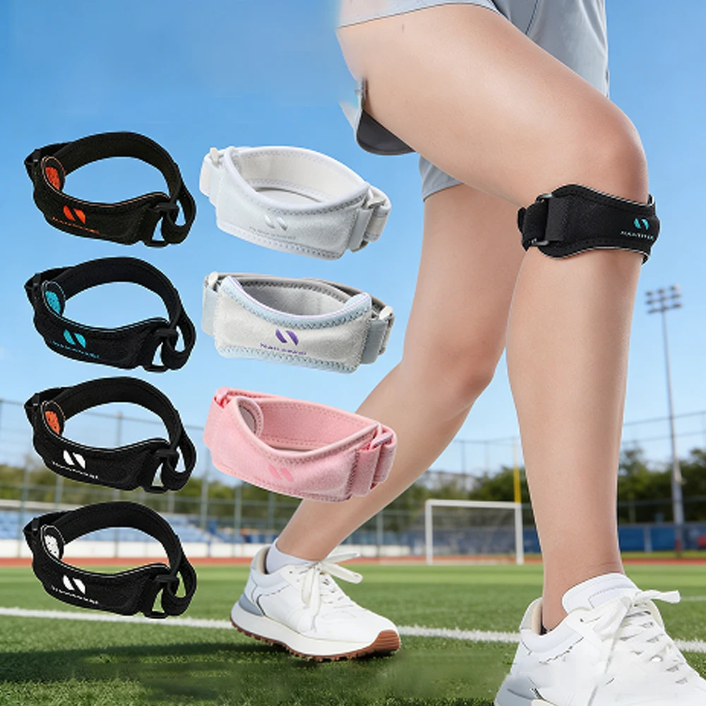 1PCS Patella Knee Brace Adjustable Patellar Tendon Support Strap,Knee Stabilizer for Running,Hiking, Basketball,Sports Women Men