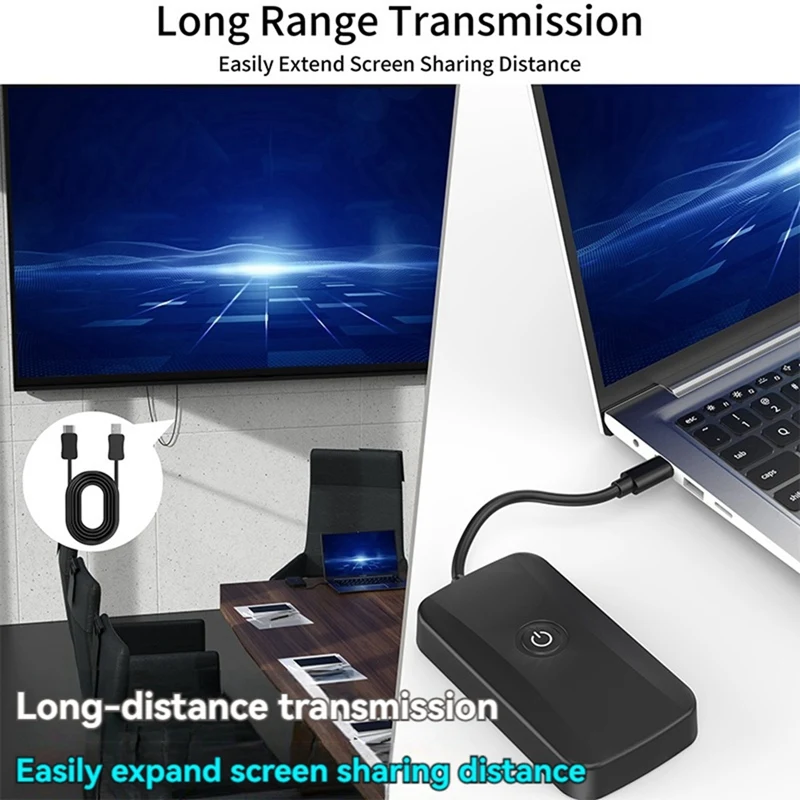 Wireless Screen Thrower USB 3.0 Phone Computer Screen Thrower PD100W Fast Charger Docking Station Type C Screen Thrower