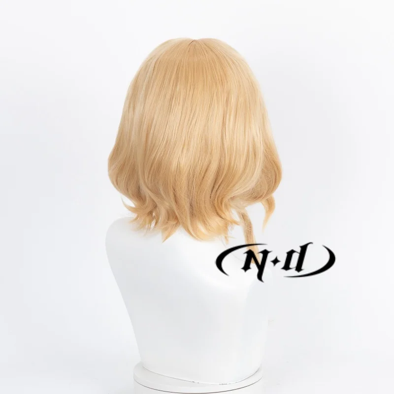 Parrucche cosplay ND Yaria Parrucchino biondo verde Honor of Kings Gioco Parrucche per capelli cosplay Sintetico resistente al calore per le donne Comic Con