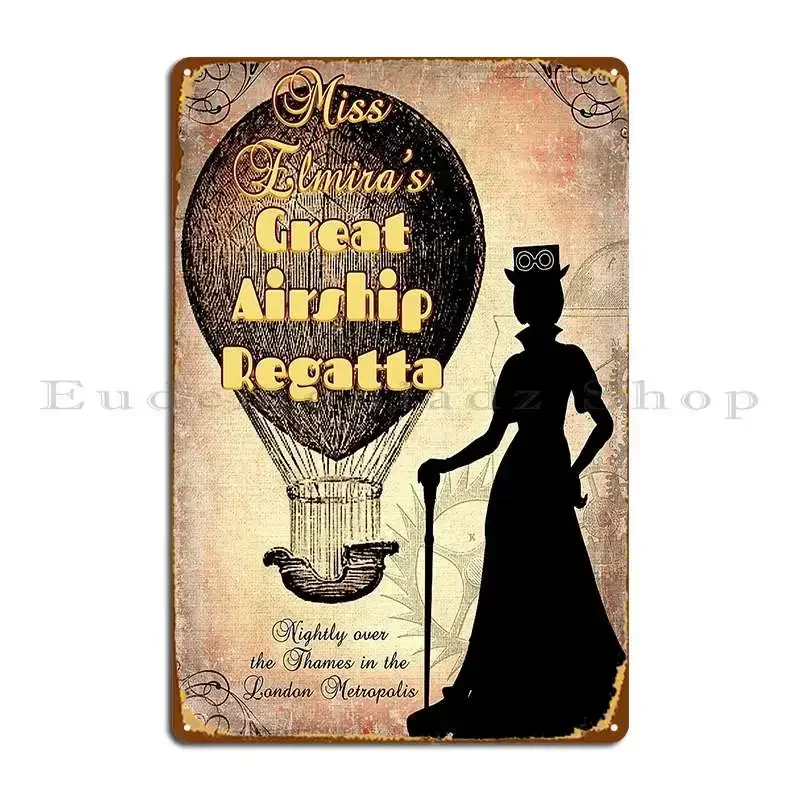 Vintage Style Steampunk Poster Metal Sign Party Create Wall Cave Designer Wall Decor Tin Sign Poster