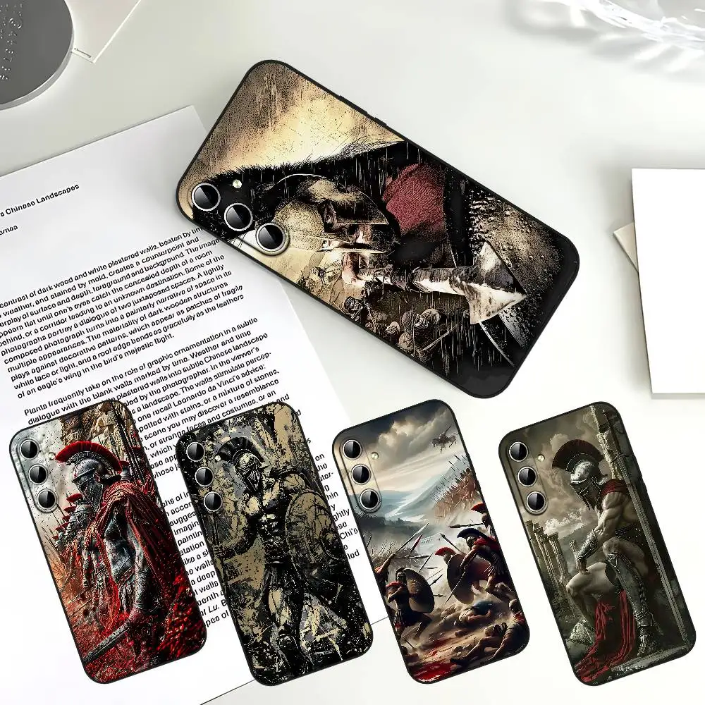 

Flim 300 S-Spartans Sleek Slim Shockproof Phone Case Full Protection For Samsung S24/S25/S22/S30/Note20/Lite/Ultra/5G/Plus/FE