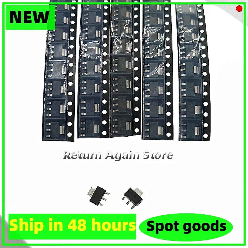 Free shipping New Original 50pieces/pack BCP51 BCP52 BCP53 BCP54 BCP55 BCP56 SOT-223 MOSFET