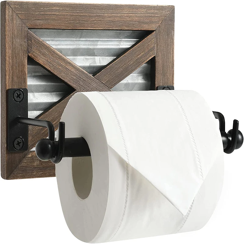 

Adhesive Toilet Roll Paper Holder Organizer Wall Mount Storage Stand Kitchen Bathroom No Drill Tissue Towel Dispenser Stainless