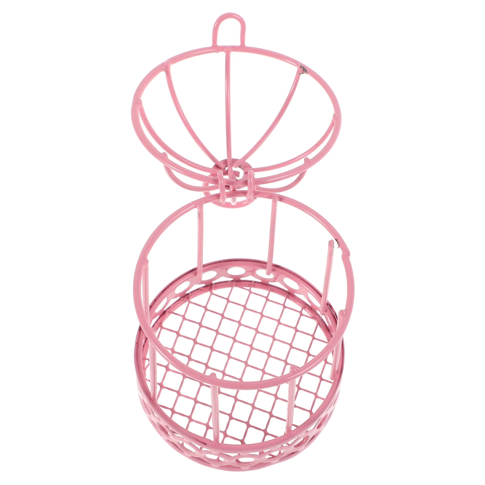 

Bird Cage Candy Box Boxes Dresser Trays for Bedroom Jewelry Iron Grid Storage Home Decor