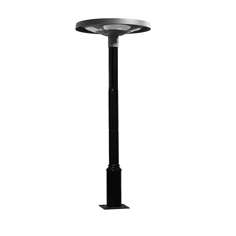 Waterproof IP65 UFO Solar Power Garden Street Light Lamp 30W Outdoor Solar Garden Outdoor Parking Pole Lamp