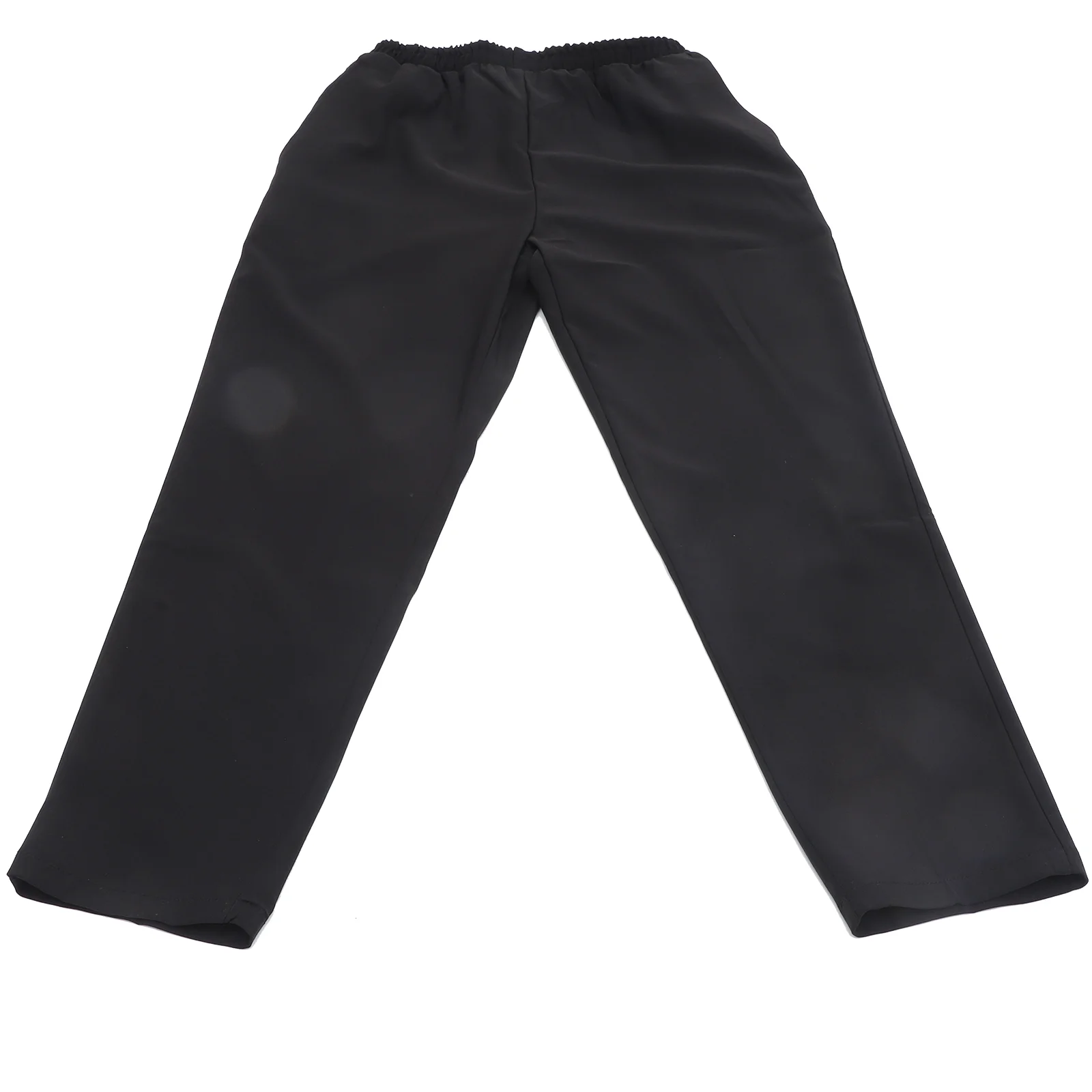 A Pair of Chef's Workwear Durable Trousers Breathable Material Chef Pants - Size XXL (Black) Filipina Food service