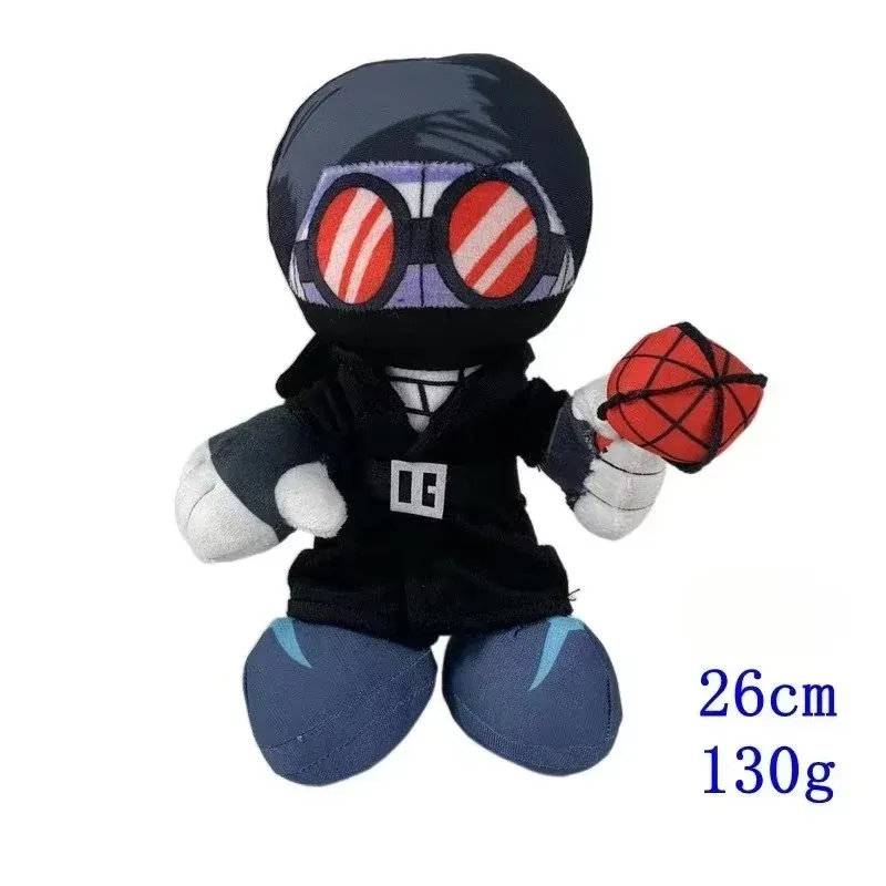 26cm Friday Night Funkin Plush Dolls Kawaii Anime Tricky The Clown Madness Combat Game Toys Stuffed Soft Room Decoration Gifts