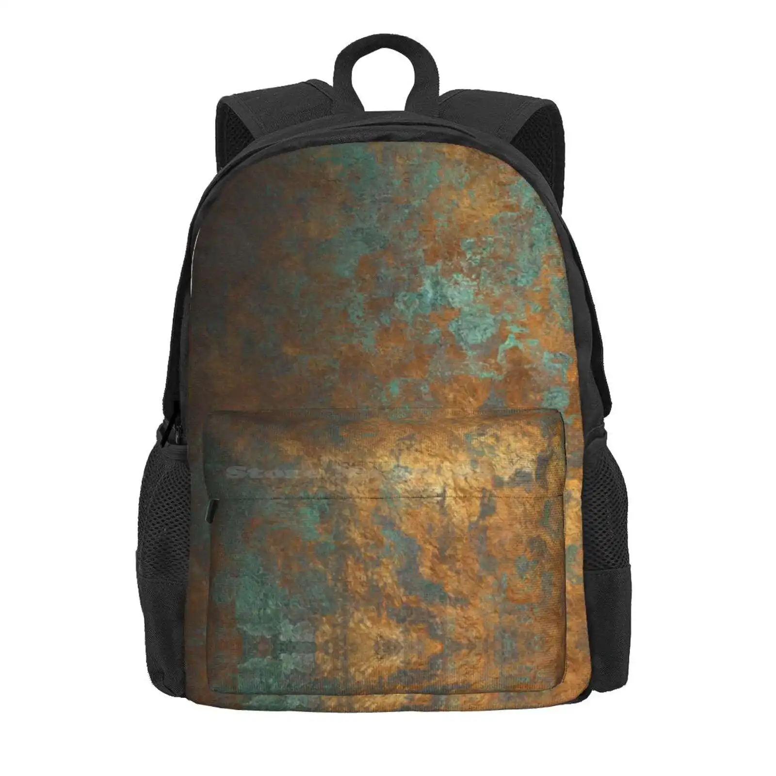 Oxidized Copper Hot Sale Schoolbag Backpack Fashion Bags Oxidized Copper Metal