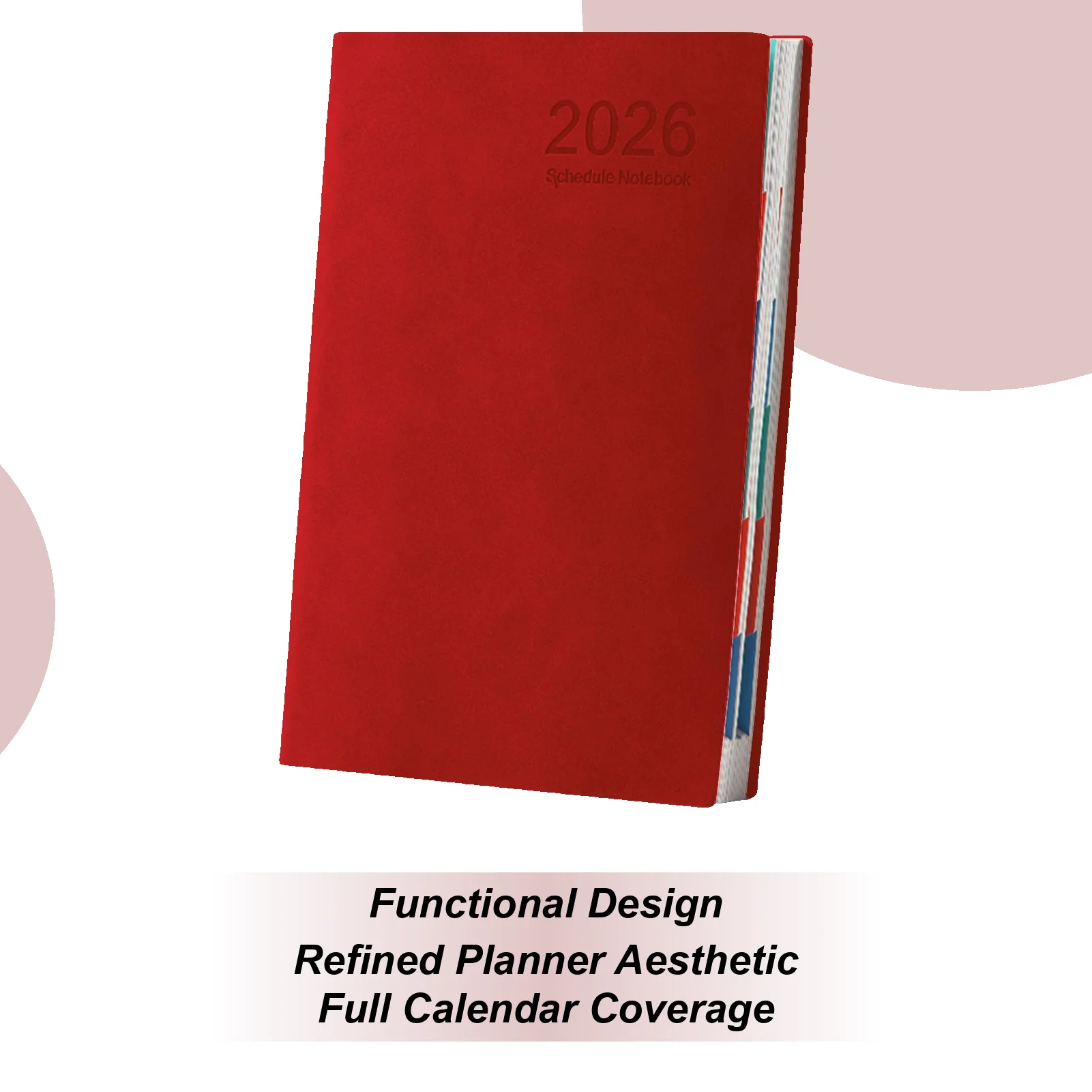 Daily Planner Notebook 2026 Day Agenda Planner Task Notebook A5 Aesthetic Design Stationery Hardcover Notes Journal For Meal