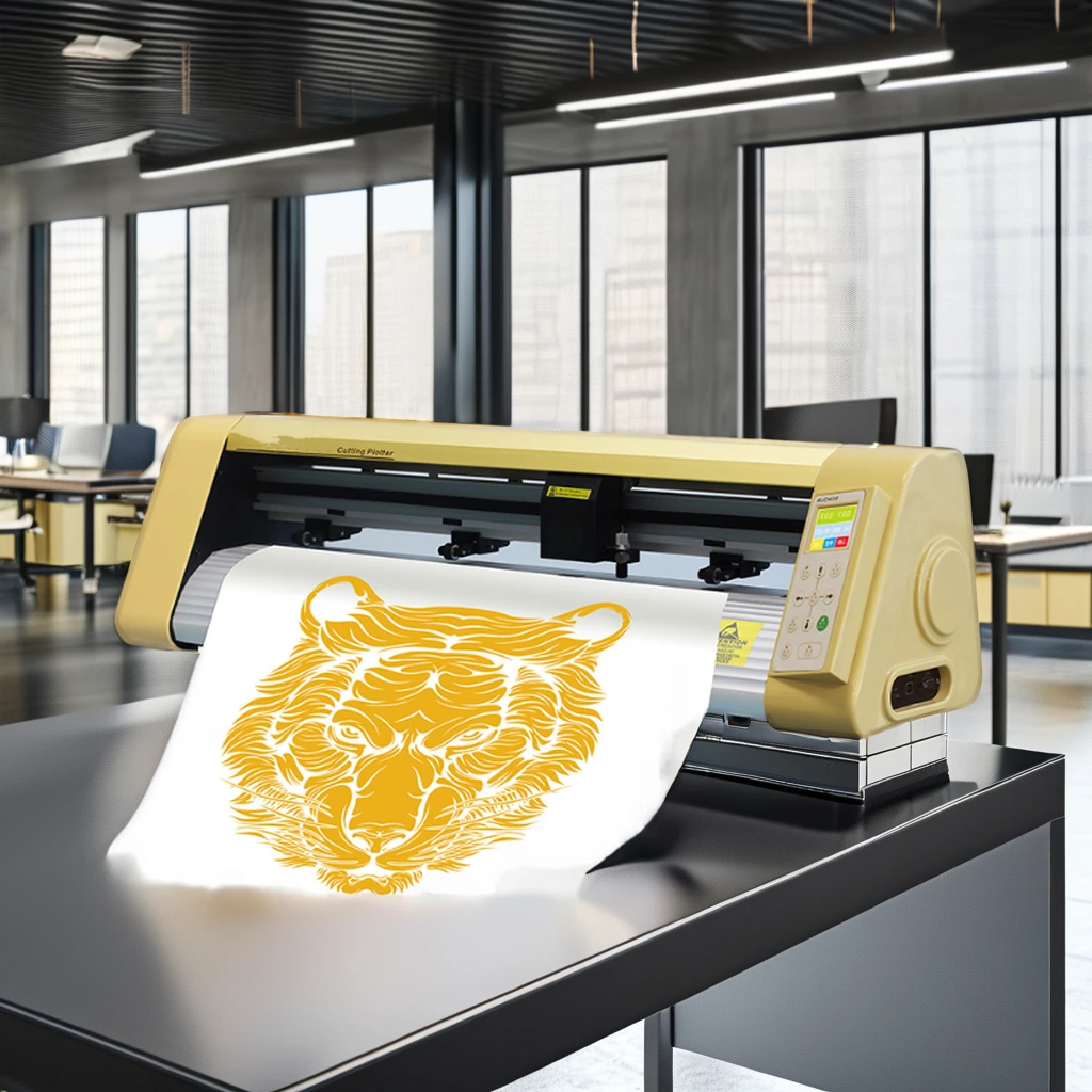 WD-730 Semi-Automatic Electric Adhesive Sticker Paper Semi Rotary Label Die Cutter Digital A3 A4 Size Die Cutting Machines