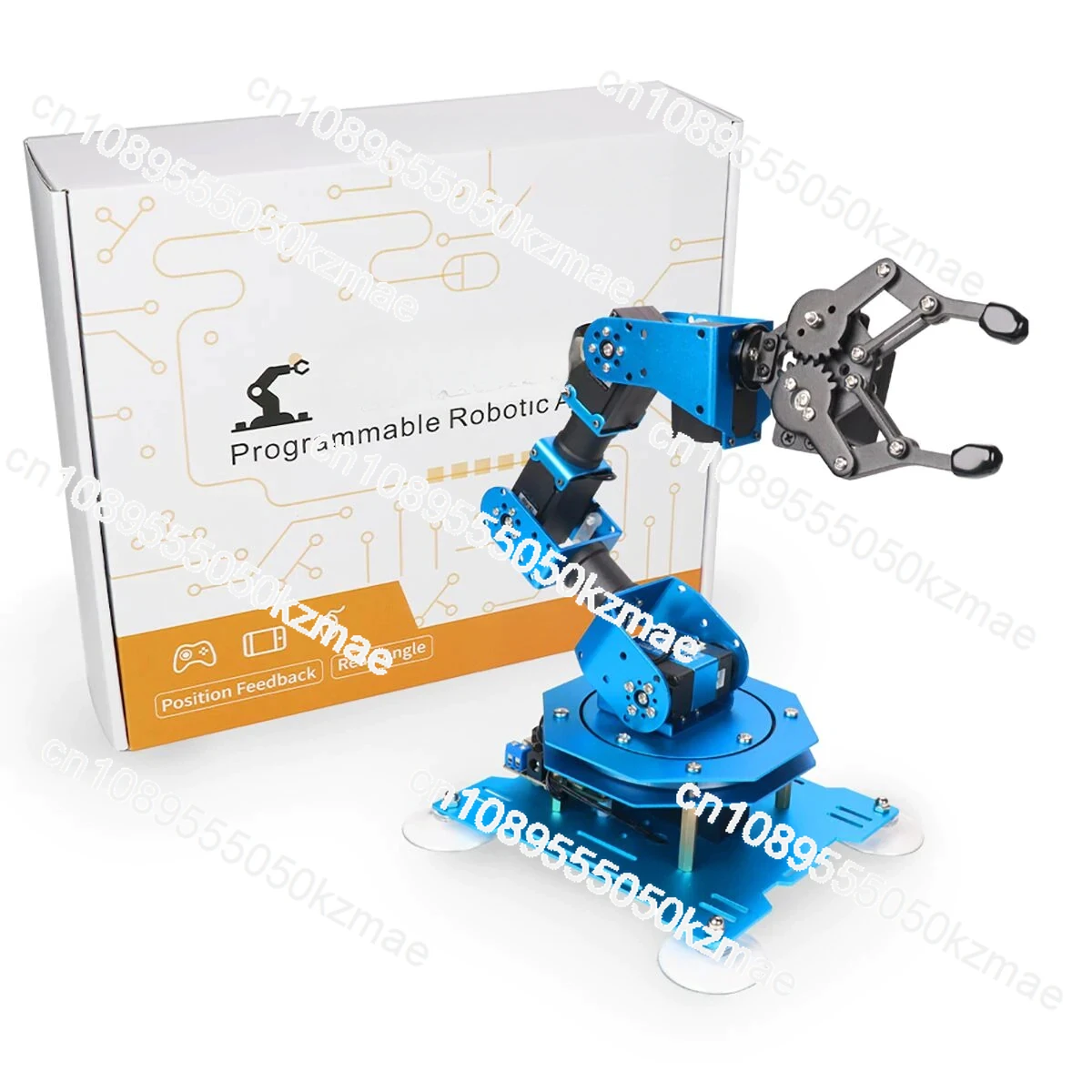 Assembled XArm UNO 6DOF Robot Arm Mechanical Arm with Secondary Development Sensor Kit for Arduino