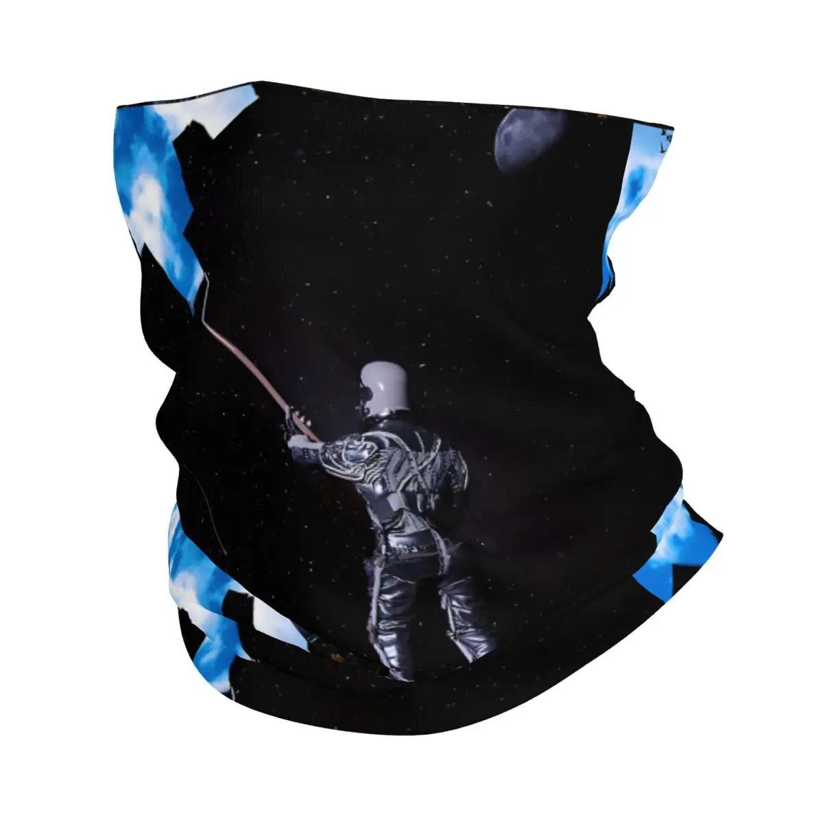 Hello Blue Sky Neck Gaiter Face Scarf Cover Neck Gaiter Men Women Bandana Scarf Thin Summer