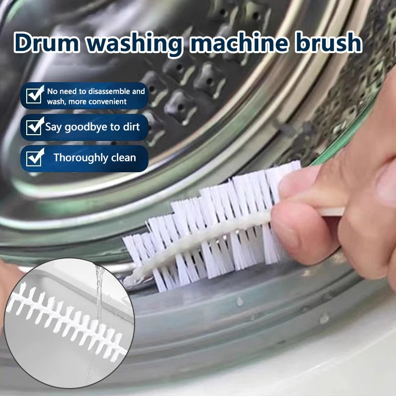 1/3PCS Radiator Dryer Machine Inner Barrel Long Brush Handle Washing Clean Tool Drum Washing Machine Universal Cleaning Brush