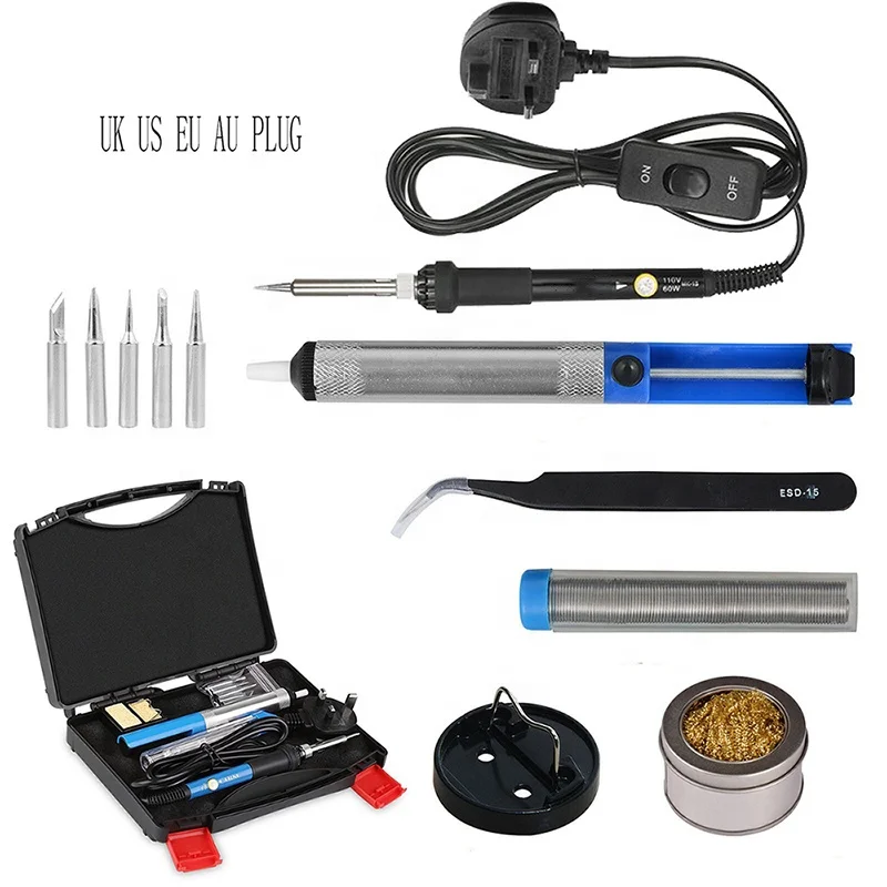 

Electric Soldering Irons Gun Tool Box Case Havya 60W Soldering Kit Soldering Iron Kit Catiun