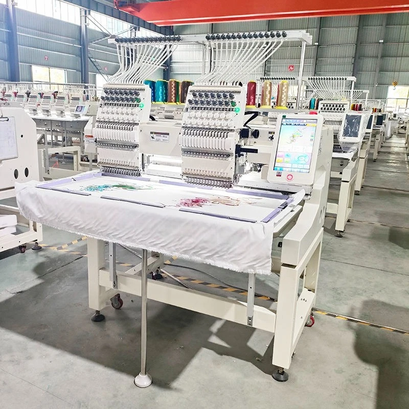 Computer Embroidery Machine Multi-needle Commercial Automatic Sewing Machine for Custom T-Shirt Cap Hat Shop DIY