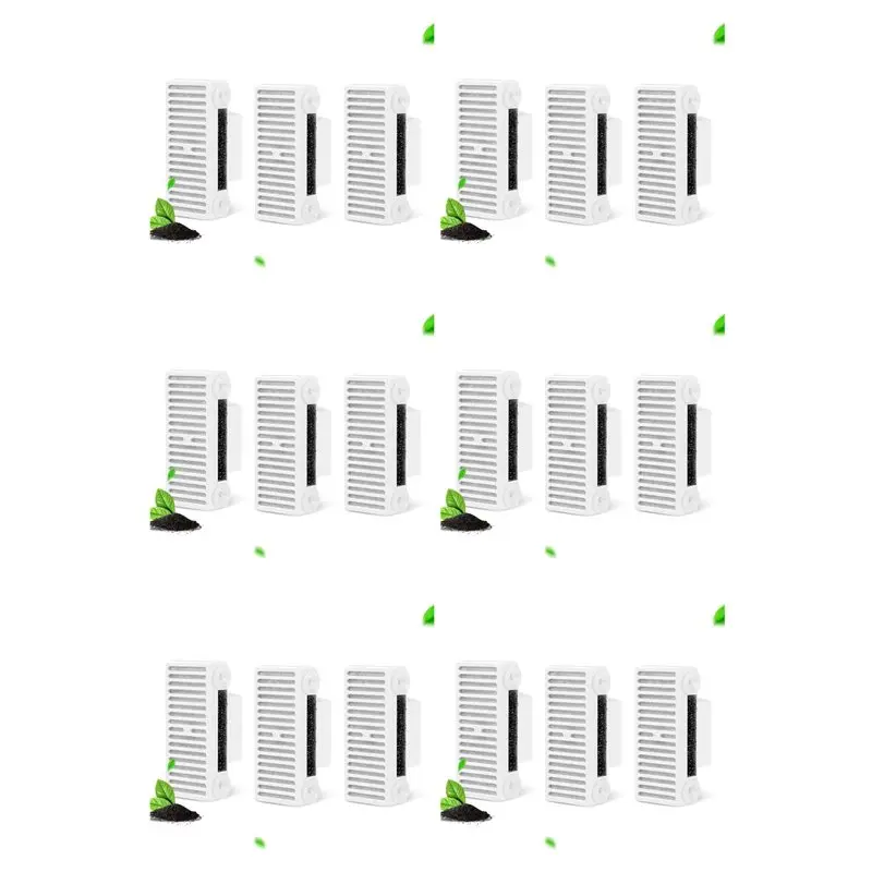WCS-18X T-Shaped Filters Replacement Pet Water Fountain Filter Refill For Pioneer Mini Vortex A